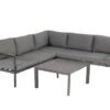 HARTMAN California Loungeset, Xerix / Ash Grey, Alu / Olefin, 5 Personen, Loungetisch 80 X 80 X 41 Cm