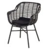 HARTMAN Cecilia Diningsessel, Schwarz, Alu / Polyrattan, 62 X 62 X 84 Cm -Ausgewählte Gartenmöbelgeschäfte 1 20444.jpg