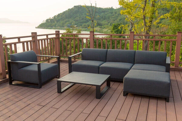 OUTFLEXX Loungeset, Sooty, Alu/Sunbrella, Für 5 Personen, Loungetisch 100x80 Cm 3 OUTFLEXX Loungeset, Sooty, Alu/Sunbrella, Für 5 Personen, Loungetisch 100x80 Cm