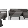 OUTFLEXX Premium Abdeckhaubenset Für Lounge, Z.B. 20746/ 20753, 2-tlg., Wasserbeständig, Schwarz -Ausgewählte Gartenmöbelgeschäfte 1 21457.jpg