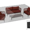 OUTFLEXX Premium Abdeckhaube Für Lounge, Z.B. 21020/ 20313, 375x200x70cm, Wasserbeständig, Schwarz -Ausgewählte Gartenmöbelgeschäfte 1 21470.jpg
