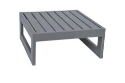 STERN Holly Beistelltisch/Hocker, Graphit, Aluminium, 72x72x37,5 Cm, Quadratisch