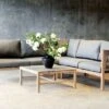 BEST Madagaskar Loungeset, Grau, Grandis/Fishbone-Geflecht, 5 Personen, Inkl. Tisch Und Polster