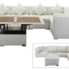 OUTFLEXX Loungemöbel Polyrattan, Weiß, Für 5 Personen, Inkl. Loungetisch, Wasserfeste Kissenbox -Ausgewählte Gartenmöbelgeschäfte 1 7175 BOX D.jpg
