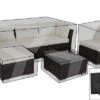 OUTFLEXX Premium Abdeckhaube Für Sofaset 7759-BOX (bis Version 2016, 4tlg. Gestellt), Schwarz, Wasserbeständig