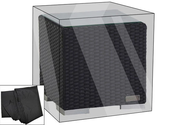 OUTFLEXX Premium Abdeckhaube Passend Z.B. Für Beistelltisch, Schwarz, 42x42x38 Cm, Wasserbeständig 3 OUTFLEXX Premium Abdeckhaube Passend Z.B. Für Beistelltisch, Schwarz, 42x42x38 Cm, Wasserbeständig