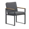 OUTFLEXX Alexander Stuhl, Mattgrau, Alu/Teak, 58x55x81cm, MitArmlehnen, Inkl. Polster -Ausgewählte Gartenmöbelgeschäfte 20119 01.jpg