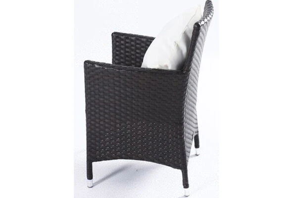 OUTFLEXX 2er Set Sessel, Braun, Polyrattan Inkl. Kissen Und Polster 4 OUTFLEXX 2er Set Sessel, Braun, Polyrattan Inkl. Kissen Und Polster – Bild 2