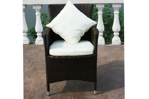 OUTFLEXX 2er Set Sessel, Braun, Polyrattan Inkl. Kissen Und Polster 9 OUTFLEXX 2er Set Sessel, Braun, Polyrattan Inkl. Kissen Und Polster – Bild 7