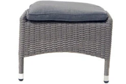 Ploß Vigo Fußhocker, Stahlgrau-meliert, Polyrattan, 56x54x40cm, Inkl. Polster -Ausgewählte Gartenmöbelgeschäfte 21632 4.jpg
