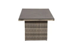 Ploß Rabida Lounge-Tisch, Champagner-meliert, Polyrattan, 140x85cm, Glasplatte In Steinoptik -Ausgewählte Gartenmöbelgeschäfte 21637 6.jpg