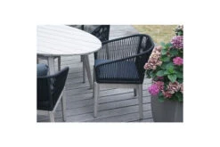 Ploß Arendal Diningsessel, Schwarz/grau, Rope/FSC-Akazie, 58,5x61,5x87cm, Inkl. Polster -Ausgewählte Gartenmöbelgeschäfte 21640 1.jpg