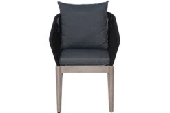 Ploß Arendal Diningsessel, Schwarz/grau, Rope/FSC-Akazie, 58,5x61,5x87cm, Inkl. Polster -Ausgewählte Gartenmöbelgeschäfte 21640 3.jpg