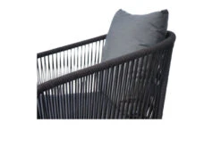 Ploß Arendal Diningsessel, Schwarz/grau, Rope/FSC-Akazie, 58,5x61,5x87cm, Inkl. Polster -Ausgewählte Gartenmöbelgeschäfte 21640 8.jpg