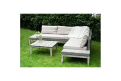Ploß Arendal Ecklounge-Set, Vintage-Look, Polyrattan/FSC-Akazie, 4 Tlg., 4-5 Pers., 75x75cm, Inkl. Polster -Ausgewählte Gartenmöbelgeschäfte 21642 7.jpg