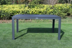 VILLANA Esstisch, Anthrazit/schwarz, Alu/Holzimitat, 150x90cm, Rechteckig -Ausgewählte Gartenmöbelgeschäfte 21647 4.jpg