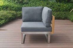 OUTFLEXX Eckelement, Natur / Grau, FSC-Teak / Edelstahl / Olefin, 74x74x64 Cm 17 OUTFLEXX Eckelement, Natur / Grau, FSC-Teak / Edelstahl / Olefin, 74x74x64 Cm -Ausgewählte Gartenmöbelgeschäfte 21653 6.JPG