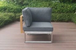 OUTFLEXX Eckelement, Natur / Grau, FSC-Teak / Edelstahl / Olefin, 74x74x64 Cm 18 OUTFLEXX Eckelement, Natur / Grau, FSC-Teak / Edelstahl / Olefin, 74x74x64 Cm -Ausgewählte Gartenmöbelgeschäfte 21653 7.JPG