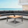 VILLANA Ecklounge, Silber/dunkelgrau, Alu/Holzimitat, 5 Personen, Inkl. Loungetisch, Seitenablagen Aus Holzimitat -Ausgewählte Gartenmöbelgeschäfte 21735 2 CGI.jpg