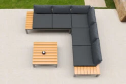 VILLANA Ecklounge, Silber/dunkelgrau, Alu/Holzimitat, 5 Personen, Inkl. Loungetisch, Seitenablagen Aus Holzimitat -Ausgewählte Gartenmöbelgeschäfte 21735 3 CGI.jpg