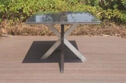 OUTFLEXX Esstisch, Grau, Granit / Edelstahl, 200x100 Cm, Modernes Design -Ausgewählte Gartenmöbelgeschäfte 21746 3.JPG