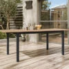 OUTFLEXX Ausziehtisch, Anthrazit Matt, Alu/FSC-Teak, 150/210x90cm, Synchronauszug Mit Butterfly-Funktion -Ausgewählte Gartenmöbelgeschäfte 21778 CGI 01.jpg