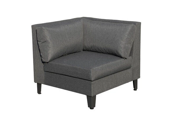 OUTFLEXX Ecklounge, Anthrazit Matt/dunkelgrau, Alu/Spuncrylic, 5-tlg., Tisch 68x68cm, 6-7 Pers 6 OUTFLEXX Ecklounge, Anthrazit Matt/dunkelgrau, Alu/Spuncrylic, 5-tlg., Tisch 68x68cm, 6-7 Pers – Bild 4