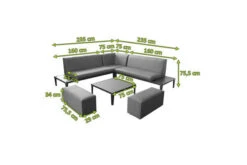 OUTFLEXX Ecklounge, Anthrazit Matt/dunkelgrau, Alu/Spuncrylic, 6-tlg., Tisch 75x75cm, 6-7 Pers -Ausgewählte Gartenmöbelgeschäfte 21803 5.jpg