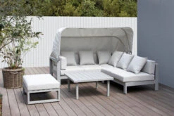 OUTFLEXX Willis Loungemöbel, Hellgrau, Alu/Polyester, 4-5 Personen, Mit Faltbarem Dach, Inkl. Loungetisch Und Hocker 15 OUTFLEXX Willis Loungemöbel, Hellgrau, Alu/Polyester, 4-5 Personen, Mit Faltbarem Dach, Inkl. Loungetisch Und Hocker -Ausgewählte Gartenmöbelgeschäfte 21821 6.jpg