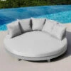 OUTFLEXX Willis Loungebett, Hellgrau, Alu/Polyester, Ø175 X 60cm, Runde Sonneninsel, Inkl. Kissen -Ausgewählte Gartenmöbelgeschäfte 21822 1.jpg