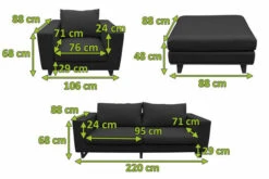 OUTFLEXX Loungeset, Black, Alu/Sunbrella, 4-5 Personen, Inkl. Hocker/Loungetisch -Ausgewählte Gartenmöbelgeschäfte 21832 5.jpg