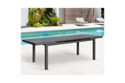 OUTFLEXX Premium Ausziehtisch, Anthrazit/grau, Aluminium/Glas, 180/240x100cm, Automatischer Ausziehmechanismus -Ausgewählte Gartenmöbelgeschäfte 21876 8.jpg