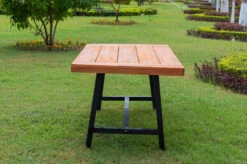 OUTFLEXX Esstisch, Natur/schwarz, Akazie, 172,5 X 90 Cm -Ausgewählte Gartenmöbelgeschäfte 21925 2.jpg