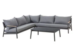 OUTFLEXX Monti Ecklounge, Dunkelgrau, Alu/FSC®-Teakholz/Polyester, 4-5 Personen, Inkl. Loungetisch Und Polster 8 OUTFLEXX Monti Ecklounge, Dunkelgrau, Alu/FSC®-Teakholz/Polyester, 4-5 Personen, Inkl. Loungetisch Und Polster -Ausgewählte Gartenmöbelgeschäfte 21927 2.jpg