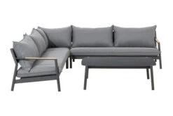OUTFLEXX Monti Ecklounge, Dunkelgrau, Alu/FSC®-Teakholz/Polyester, 4-5 Personen, Inkl. Loungetisch Und Polster 9 OUTFLEXX Monti Ecklounge, Dunkelgrau, Alu/FSC®-Teakholz/Polyester, 4-5 Personen, Inkl. Loungetisch Und Polster -Ausgewählte Gartenmöbelgeschäfte 21927 3.jpg