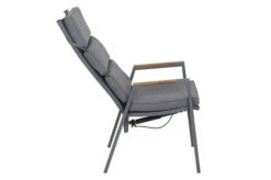 SIENA GARDEN Savona Sessel, Matt Graphit , Alu/FSC-Teak/Texfabric, 74x60x110 Cm, Verstellbare Rückenlehne, Inkl. Polster -Ausgewählte Gartenmöbelgeschäfte 21993 6.jpg