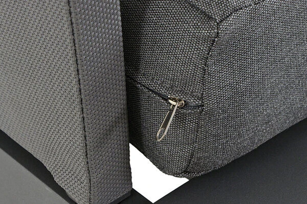 SIENA GARDEN Larina Loungemöbel, Matt Graphit, Aluminium, 2-teilig, Inkl. Sitz-und Rückenkissen, Für Bis Zu 5 Personen 13 SIENA GARDEN Larina Loungemöbel, Matt Graphit, Aluminium, 2-teilig, Inkl. Sitz-und Rückenkissen, Für Bis Zu 5 Personen – Bild 11