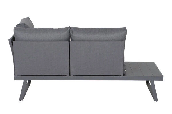 SIENA GARDEN Larina Loungemöbel, Matt Graphit, Aluminium, 2-teilig, Inkl. Sitz-und Rückenkissen, Für Bis Zu 5 Personen 14 SIENA GARDEN Larina Loungemöbel, Matt Graphit, Aluminium, 2-teilig, Inkl. Sitz-und Rückenkissen, Für Bis Zu 5 Personen – Bild 12