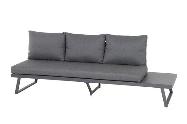 SIENA GARDEN Larina Loungemöbel, Matt Graphit, Aluminium, 2-teilig, Inkl. Sitz-und Rückenkissen, Für Bis Zu 5 Personen 6 SIENA GARDEN Larina Loungemöbel, Matt Graphit, Aluminium, 2-teilig, Inkl. Sitz-und Rückenkissen, Für Bis Zu 5 Personen – Bild 4