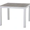SIENA GARDEN Silva Esstisch, Matt Weiß-grau/washed Grey, Alu/Keramik, 100x100 Cm, Für Bis Zu 4 Personen -Ausgewählte Gartenmöbelgeschäfte 22002 1.jpg