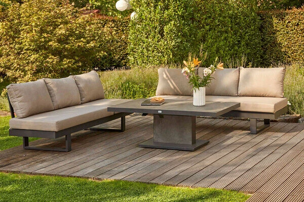 SIENA GARDEN Bellani Lifttisch, Matt Anthrazit/dunkelgrau, Alu/Keramik, 140x85x50-72 Cm, Stufenlos Verstellbar 3 SIENA GARDEN Bellani Lifttisch, Matt Anthrazit/dunkelgrau, Alu/Keramik, 140x85x50-72 Cm, Stufenlos Verstellbar