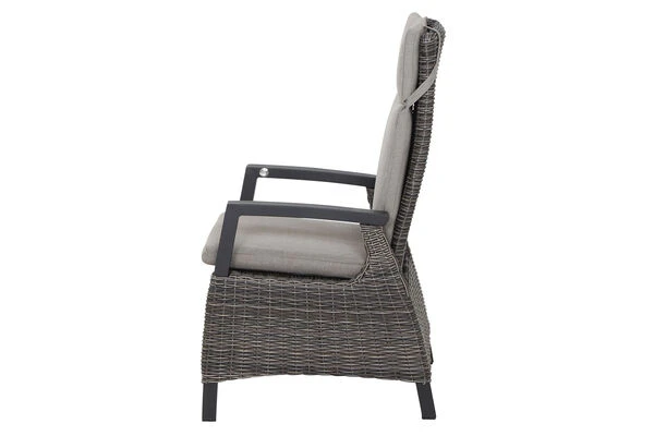 SIENA GARDEN Corido/Bellani Grau Loungeset, Charcoal/anthrazit/grau, Alu/Gardino®-Geflecht, Lifttisch 140x85 Cm, 4 Dining Move Sessel 5 SIENA GARDEN Corido/Bellani Grau Loungeset, Charcoal/anthrazit/grau, Alu/Gardino®-Geflecht, Lifttisch 140x85 Cm, 4 Dining Move Sessel – Bild 3