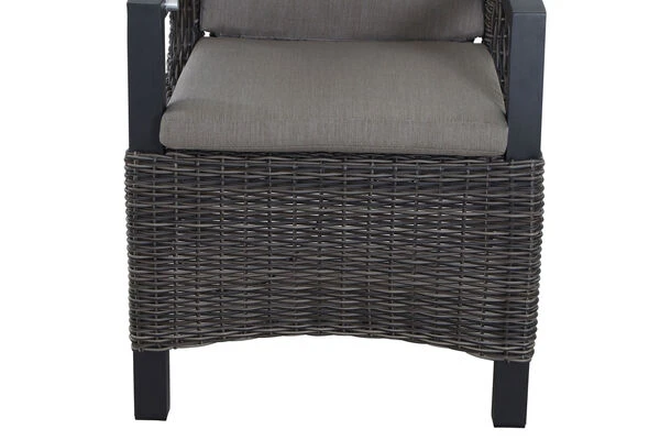 SIENA GARDEN Corido/Bellani Grau Loungeset, Charcoal/anthrazit/grau, Alu/Gardino®-Geflecht, Lifttisch 140x85 Cm, 4 Dining Move Sessel 10 SIENA GARDEN Corido/Bellani Grau Loungeset, Charcoal/anthrazit/grau, Alu/Gardino®-Geflecht, Lifttisch 140x85 Cm, 4 Dining Move Sessel – Bild 8