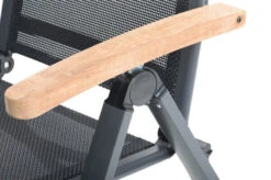 OUTFLEXX Esstischgarnitur, OUTFLEXX® Anthrazit Matt, Alu / Spraystone / Teak, Tisch 180/280x100cm, 10 Multipositionssessel -Ausgewählte Gartenmöbelgeschäfte 22126 14.jpg