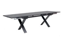 OUTFLEXX Esstischgarnitur, OUTFLEXX® Anthrazit Matt, Alu / Spraystone / Teak, Tisch 180/280x100cm, 10 Multipositionssessel -Ausgewählte Gartenmöbelgeschäfte 22126 6.jpg