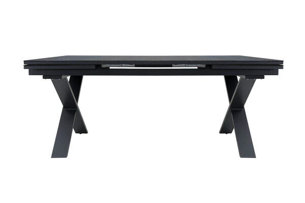 OUTFLEXX Esstischgarnitur, OUTFLEXX® Anthrazit Matt, Alu / Spraystone / Textil, Tisch 180/280x100cm, 10 Multipositionssessel 12 OUTFLEXX Esstischgarnitur, OUTFLEXX® Anthrazit Matt, Alu / Spraystone / Textil, Tisch 180/280x100cm, 10 Multipositionssessel – Bild 10