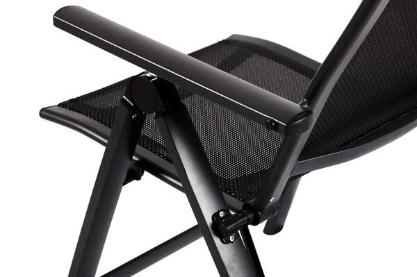 OUTFLEXX Esstischgarnitur, OUTFLEXX® Anthrazit Matt, Alu / Spraystone / Textil, Tisch 180/280x100cm, 10 Multipositionssessel 17 OUTFLEXX Esstischgarnitur, OUTFLEXX® Anthrazit Matt, Alu / Spraystone / Textil, Tisch 180/280x100cm, 10 Multipositionssessel – Bild 15