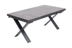 OUTFLEXX Esstischgarnitur, OUTFLEXX® Anthrazit Matt, Alu / HPL / Textil, Tisch 180/280x100cm, 10 Sessel, Stapelbar -Ausgewählte Gartenmöbelgeschäfte 22166 6.jpg