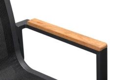 OUTFLEXX Esstischgarnitur, OUTFLEXX® Anthrazit Matt, Alu / Teak / Textil, Tisch 150/210x90cm, 6 Stapelsessel, 2 Multipo -Ausgewählte Gartenmöbelgeschäfte 22172 17.jpg