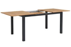 OUTFLEXX Esstischgarnitur, OUTFLEXX® Anthrazit Matt, Alu / Teak / Textil, Tisch 150/210x90cm, 6 Stapelsessel, 2 Multipo -Ausgewählte Gartenmöbelgeschäfte 22172 9.jpg